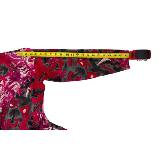 1980's Mary Ann Restivo Vintage 100% Silk Blouse Size 8 - Picture 5 of 9